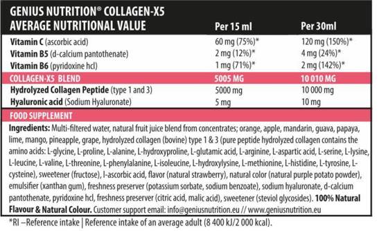 Collagen X5 500 ml