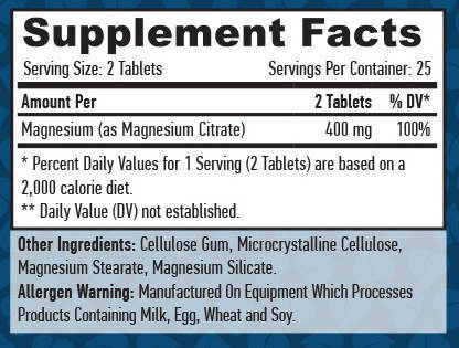 Haya Magnesium Citrate 200 mg 50 caps